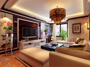 中式风格的客厅具有内蕴的风格，中式这样表现使整体空