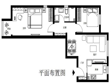 業(yè)主是80后小夫妻，從事財(cái)務(wù)工作，業(yè)主需求：客廳和