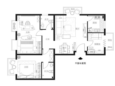 白領(lǐng)年輕的夫妻。設(shè)計(jì)需求：時(shí)尚，溫馨，前衛(wèi)，回家之