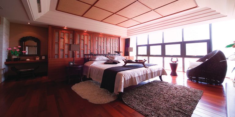 220平中式风格家装效果图卧室