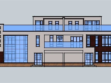 海岸邊（錯拼別墅建筑設(shè)計）