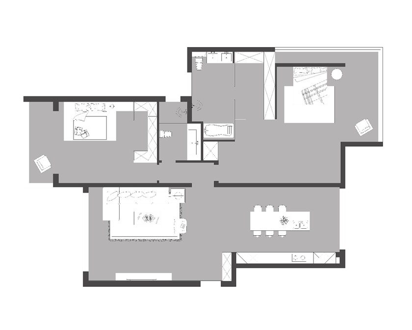 臺式  金茂府住宅設(shè)計