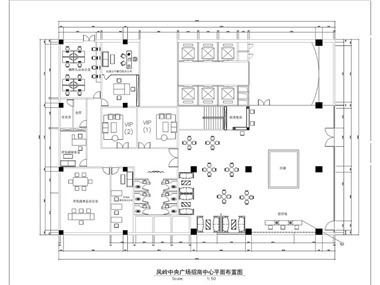 南宁凤岭中央广场平面设计图
